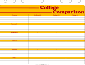 Student Planner — College Comparison