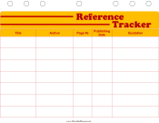 Student Planner — Reference Tracker