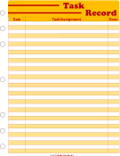 Student Planner — Task Record