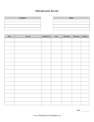 Subcontractor Invoice Template