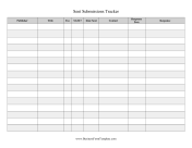 Submission Tracker Sent