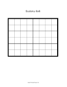 Printable Sudoku Grid 6x7