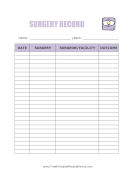 Surgery Tracker