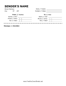 Swahili fax cover sheet