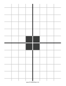 Printable Grid Square Center Target