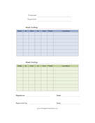 Time Card with Location