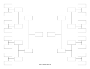 Printable Tournament Brackets - 16 Teams