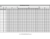 Daily Medication Schedule - Detailed