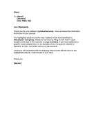 Transmittal Letter