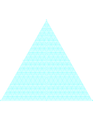 Printable Triangular Coordinate Paper