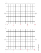 Printable Trigonometry Paper - 2 Quadrants