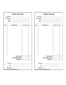 Tuition Receipts