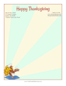 Turkey Baker stationery design