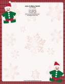 Two Elves stationery design