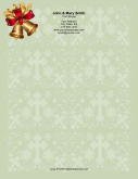 Two Holiday Bells stationery design