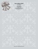 Two Silver Bells stationery design