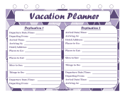 Vacation Planner Multiple Destinations