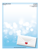 Valentine Envelope Letterhead