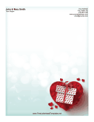 Valentine Present Letterhead