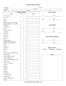 Vehicle Inspection Report