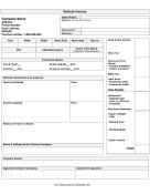 Vehicle Invoice