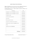 Video Production Proposal