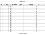 Visitor Log