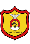 Volunteer Firefighter Badges Name Tag