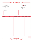 Wedding Invoice Template