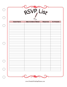 RSVP List