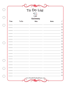 Wedding Planner To Do List Ceremony