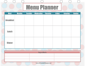 Weekly Menu Planner