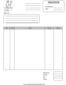 Window Washer Invoice Template