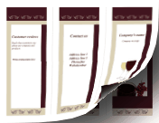 Printable Wine Brochure-Trifold