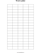 Printable Word Ladder Game