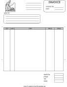 Yard Service Invoice Template