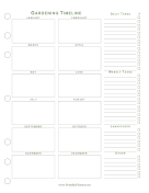 Yearly Gardening Planner