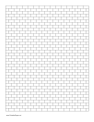 Printable Brick Graph Paper