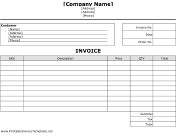 Business Invoice Template