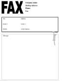 Cat #2 fax cover sheet