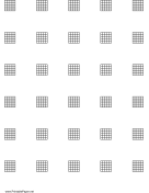 Printable Chord Chart for 6-string instrument on letter-sized paper