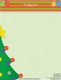 Christmas Tree Letterhead