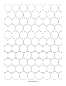 Printable Graph Paper - Compact Circles