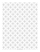 Printable Graph Paper - Overlapping Circles