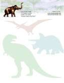 Dinosaurs stationery design