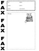 Fax Machine fax cover sheet