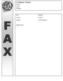 Global fax cover sheet