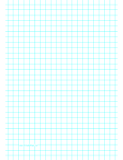 Printable Graph Paper with one line per centimeter on A4 paper