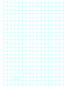 Printable Graph Paper with two lines per inch on A4-sized paper