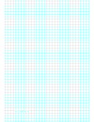 Printable Graph Paper with four lines per inch on A4-sized paper